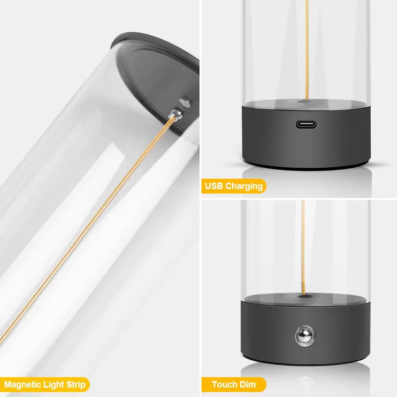 Cordless Portable LED Magnetic Table Lamp at from Odditygadget