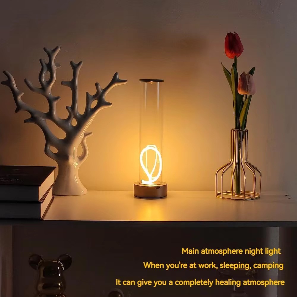 Cordless Portable LED Magnetic Table Lamp at from Odditygadget