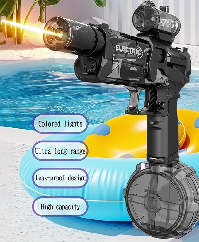 Ultimate Battle Blaster Electric Water Gun with Realistic Muzzle Flame at $34.97 from Odditygadget