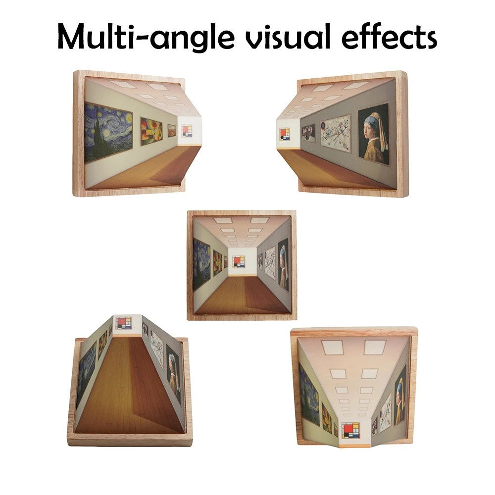 Visual Wall-Mounted Painting Light Optical Art Atmosphere