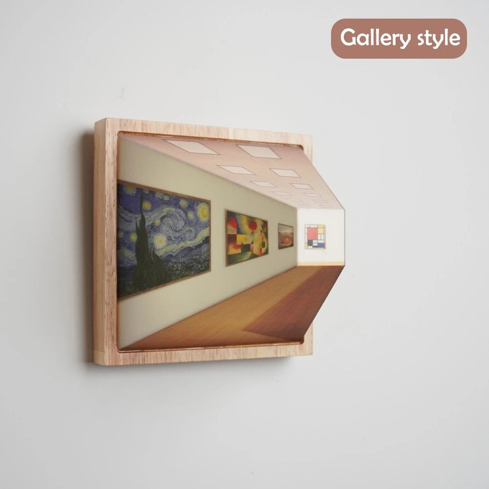 Visual Wall-Mounted Painting Light Optical Art Atmosphere