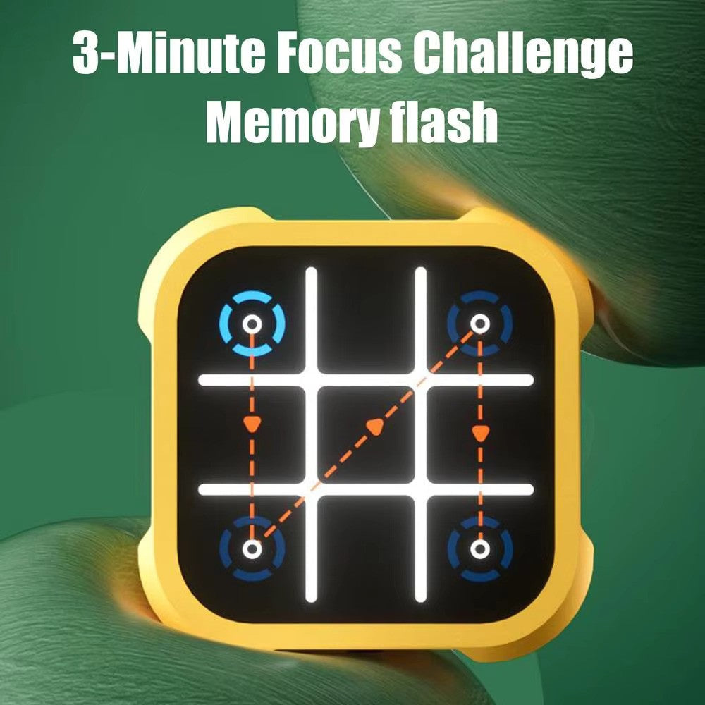 Tic Tac Toe Bolt Game 3-in-1 Handheld Puzzle Game at from Odditygadget