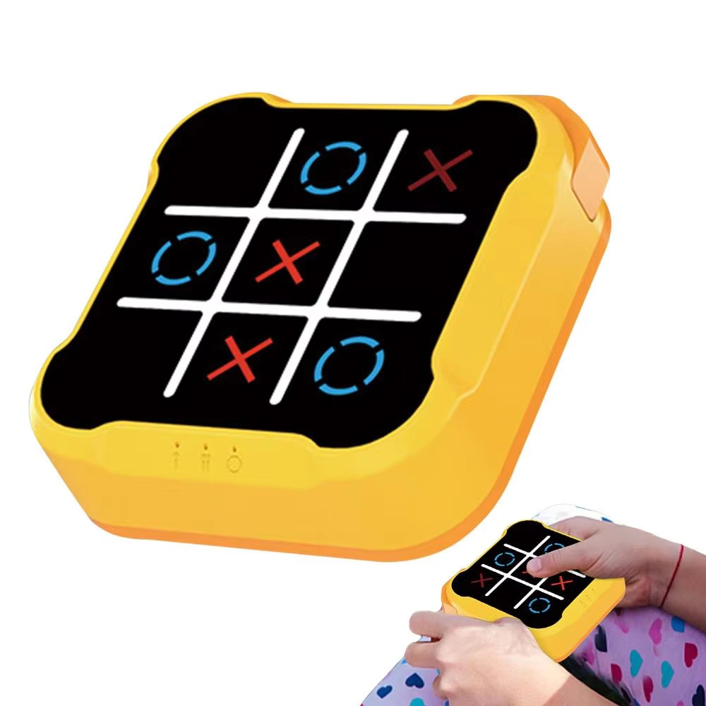 Tic Tac Toe Bolt Game 3-in-1 Handheld Puzzle Game at from Odditygadget