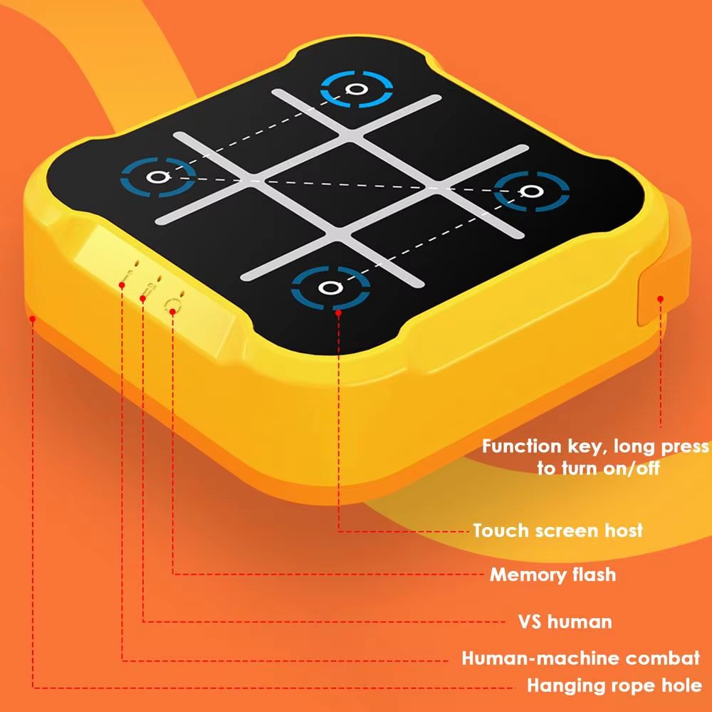 Tic Tac Toe Bolt Game 3-in-1 Handheld Puzzle Game at from Odditygadget