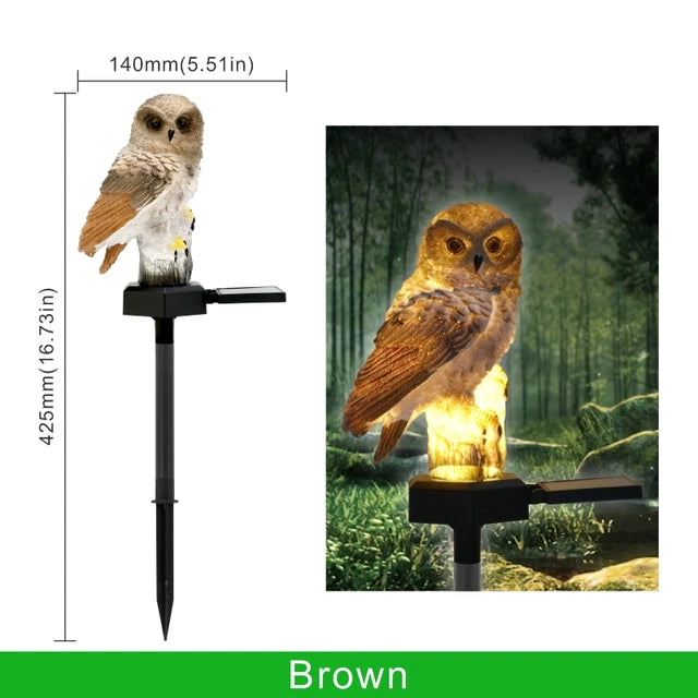Solar Owl Garden Light from Odditygadget at $29.95