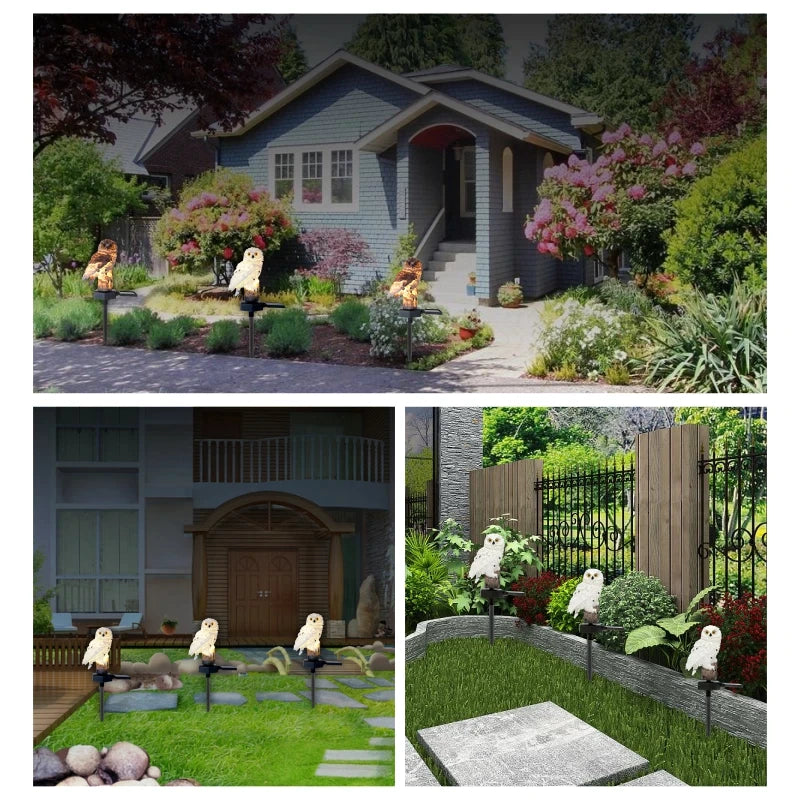 Solar Owl Garden Light from Odditygadget at $29.95