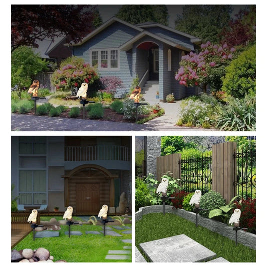 Solar Owl Garden Light from Odditygadget at $29.95
