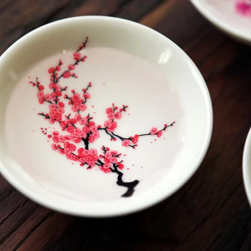 Japanese Magic Sakura Cup Cold and Hot Temperature