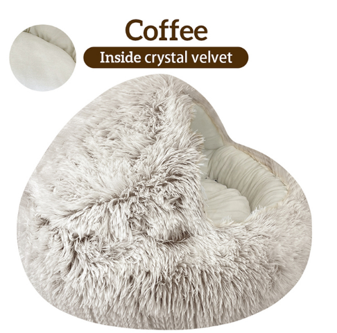 Pet Round Plush Bed from Odditygadget at $32.47