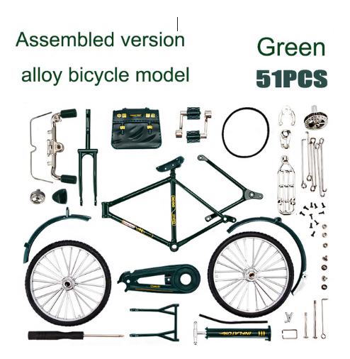 Bicycle Model Scale DIY from Odditygadget at $19.97