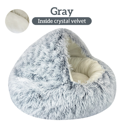 Pet Round Plush Bed from Odditygadget at $32.47