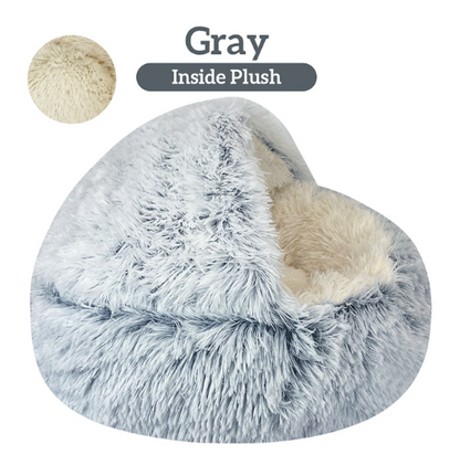 Pet Round Plush Bed from Odditygadget at $32.47