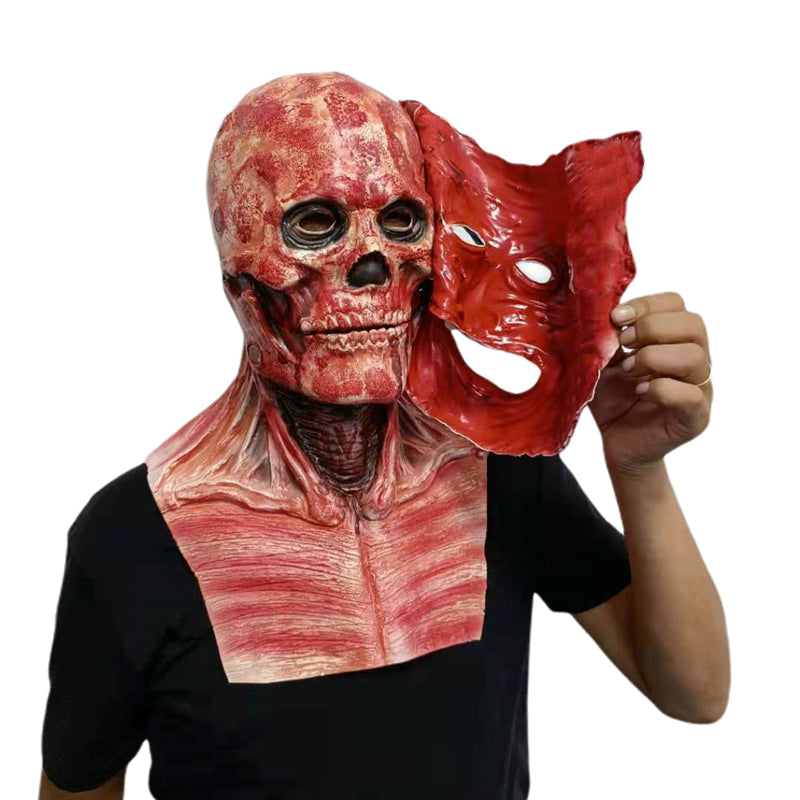 Double-layer Ripped Mask Bloody Horror Skull from Odditygadget at $43.97