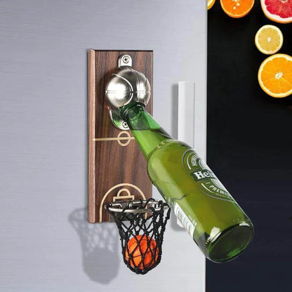 Basketball Wall Mounted Bottle Opener from Odditygadget at $39.97