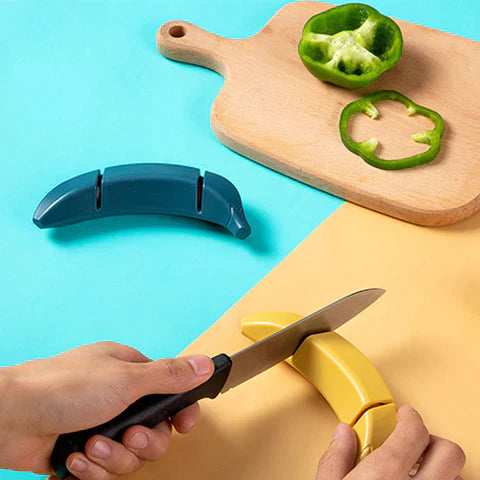 Banana Shape Creative Knife Sharpener Tool from Odditygadget at $15.97