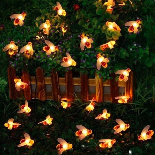 Battery Operated Honeybee String Lights from Odditygadget at $19.97