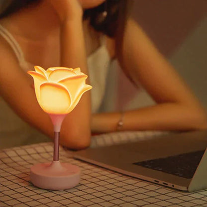 Rose Flower Romantic Touch Night Light from Odditygadget at $29.99