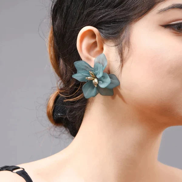 Acrylic Flower Earrings for Earthy Vibes from Odditygadget at $11.47