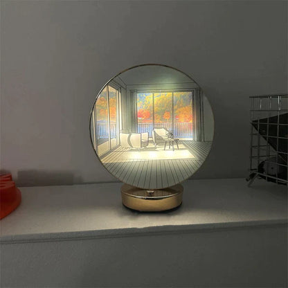 Creative Artistic Orb Painting Table Lamp from Odditygadget at $29.97