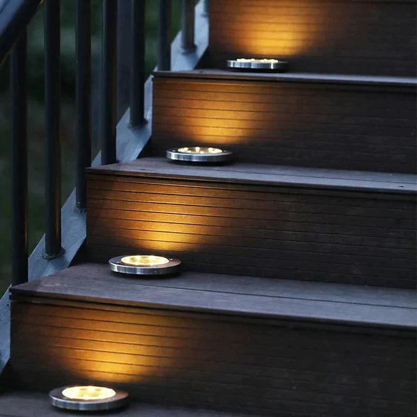 LED Solar Powered In-Ground Lights (4 piece) from Odditygadget at $42.97