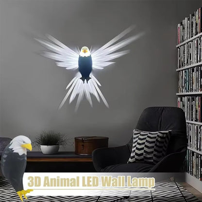 3D Wall Eagle Shape Projector