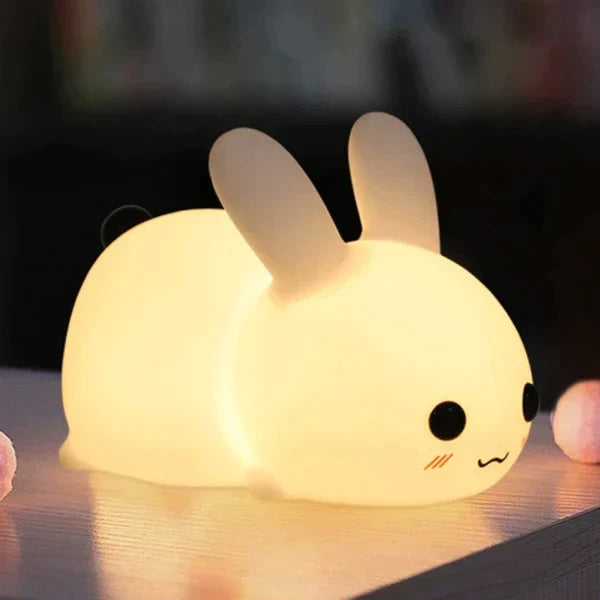 Rechargeable Silicone Dimmable Bunny Night Light from Odditygadget at $24.97