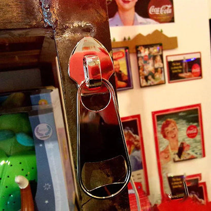 Magnetic Zipper Bottle Opener from Odditygadget at $19.97