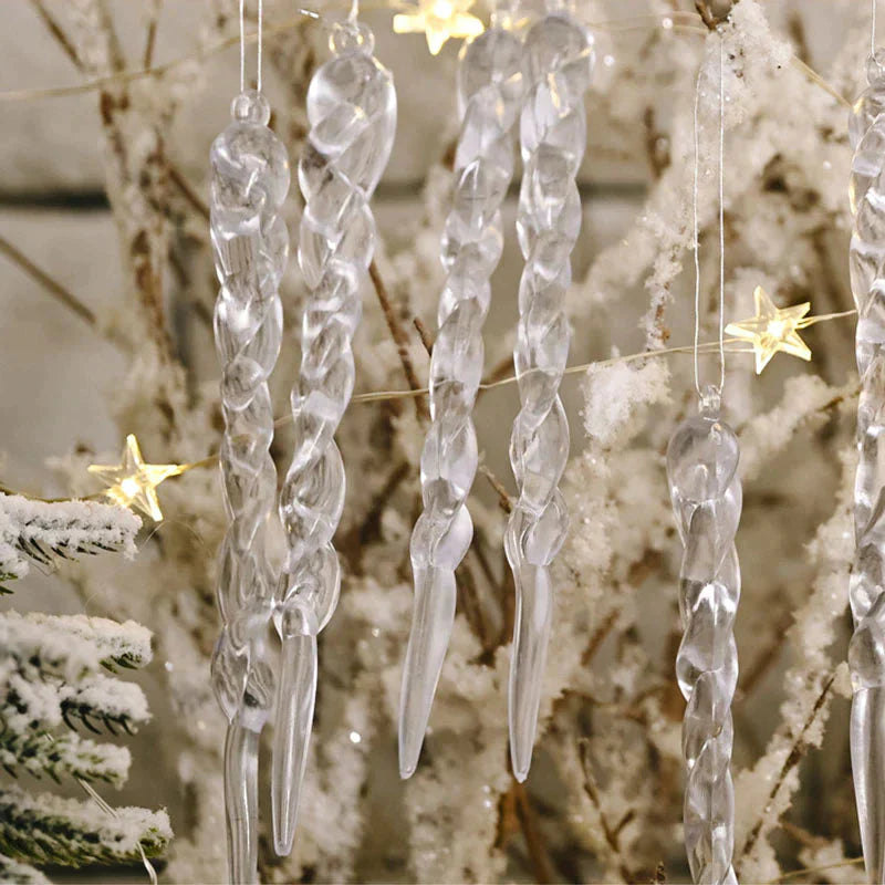 12Pcs Christmas Tree Decoration Artificial Icicles from Odditygadget at $11.97