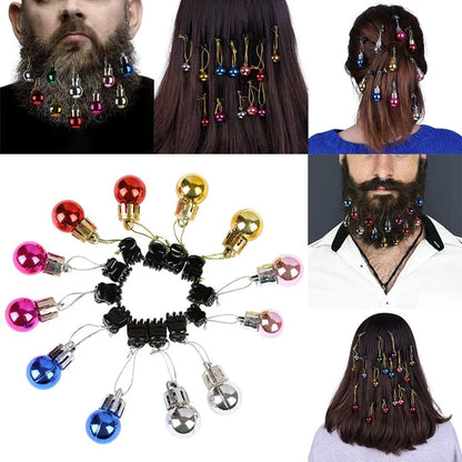 Christmas Ball Beard Ornaments from Odditygadget at $14.97