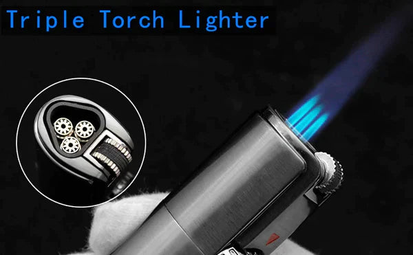 Triple Jet Torch Flame Lighter from Odditygadget at $19.97