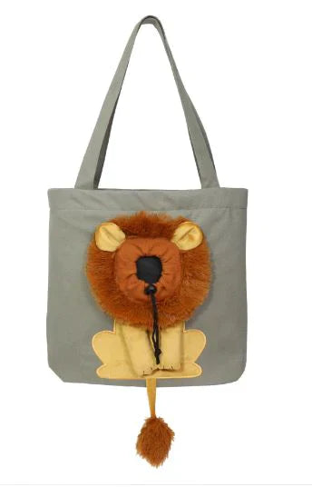 Exposed Head Lion Shape Pet Bag from Odditygadget at $24.97