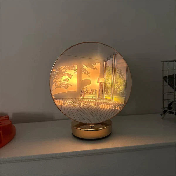 Creative Artistic Orb Painting Table Lamp from Odditygadget at $29.97