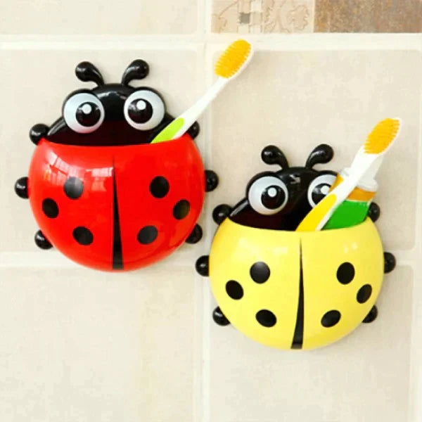 Ladybug Toothbrush Holder With Suction Cups from Odditygadget at $18.97