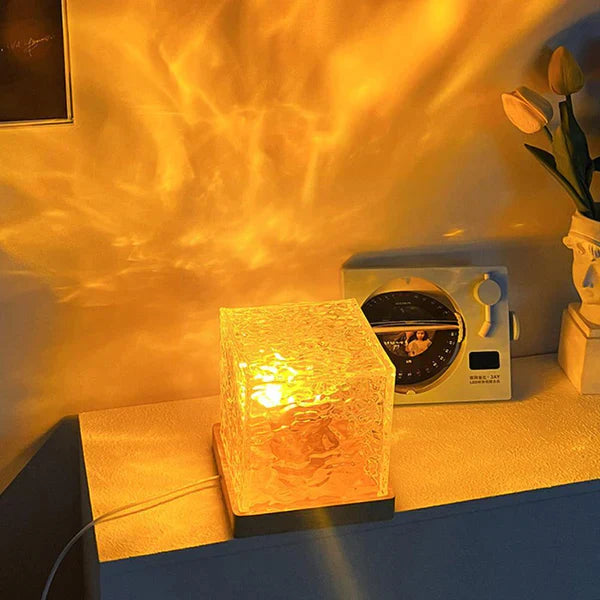 Crystal Lamp Water Ripple Projector Night Light with 16 colors from Odditygadget at $49.97