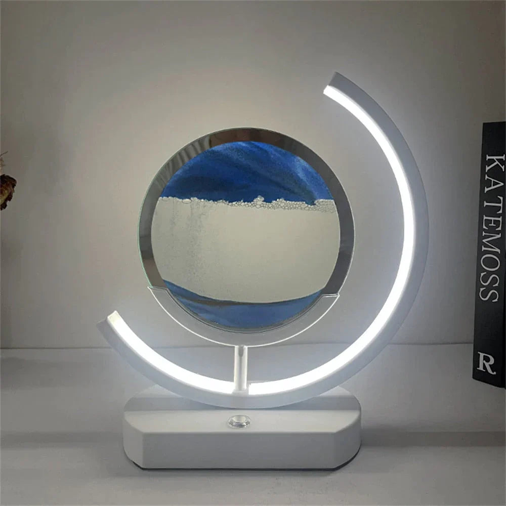 3D LED Flowing Sand Art Table Lamp from Odditygadget at $62.97