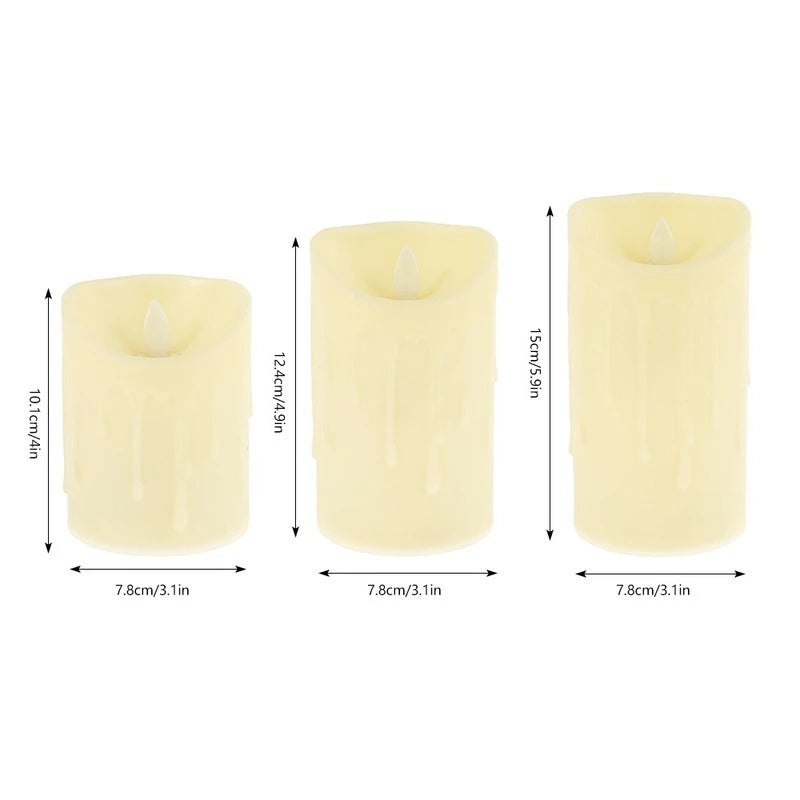 Flickering Flameless Pillar LED Candle with Remote from Odditygadget at $32.47