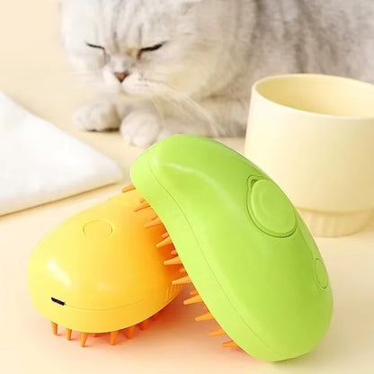 Cat Dog Steamy Brush Electric Sprayer for Massage and Grooming