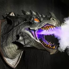 Dragon Legends Prop 3d Wall Mounted Dinosaur Smoke Light Wall from Odditygadget at $49.97