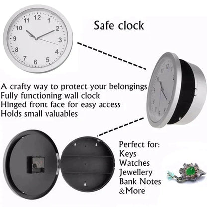 Storage Wall Clock from Odditygadget at $32.47