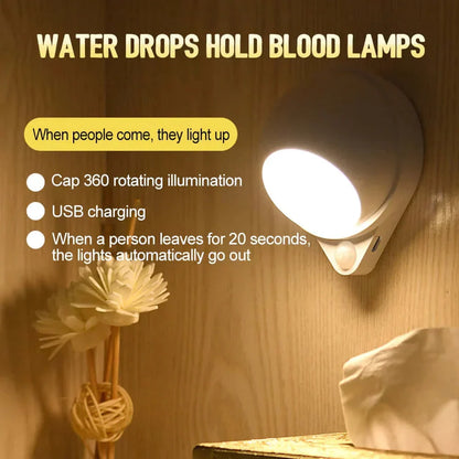 360 Rotating Water Drop Magnetic Night Lamp from Odditygadget at $21.47