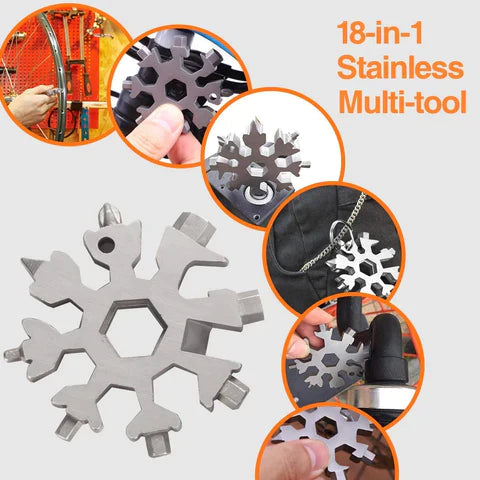 Snowflake Multifunction tool (18 in 1) from Odditygadget at $9.97