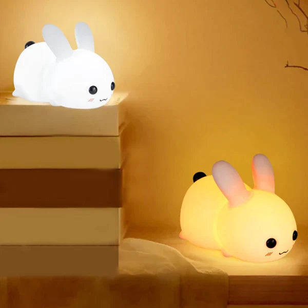 Rechargeable Silicone Dimmable Bunny Night Light from Odditygadget at $24.97