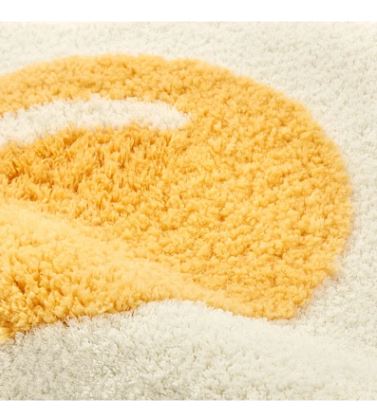 Fried Egg Rug from Odditygadget at $39.97