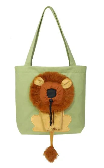 Exposed Head Lion Shape Pet Bag from Odditygadget at $24.97