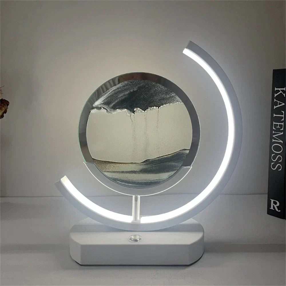 3D LED Flowing Sand Art Table Lamp from Odditygadget at $62.97