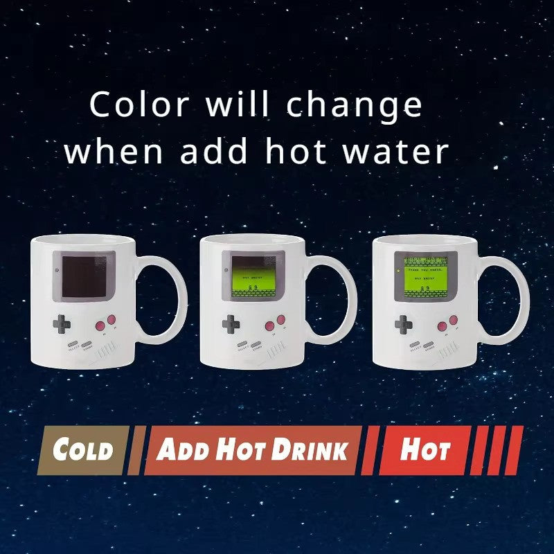 Game console thermochromic ceramic coffee Water Mug at from Odditygadget