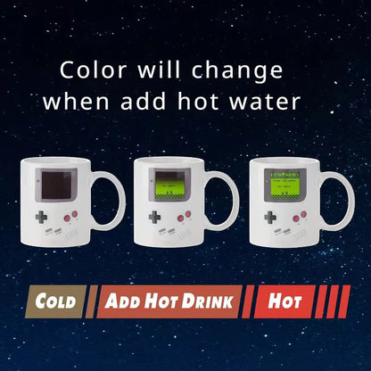 Game console thermochromic ceramic coffee Water Mug at from Odditygadget