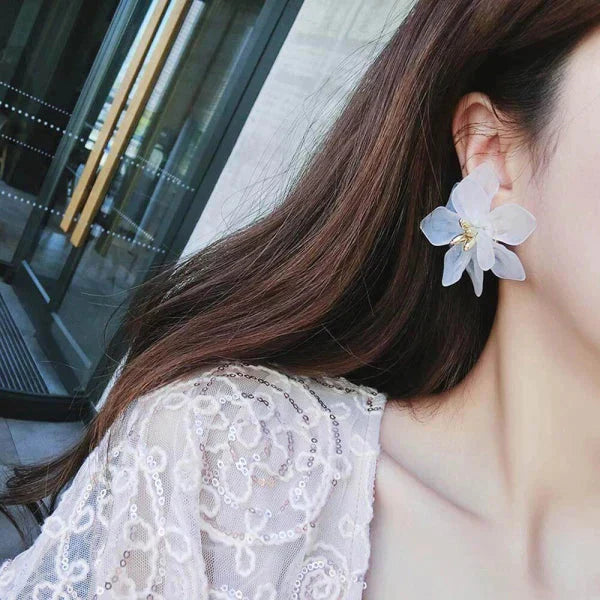 Acrylic Flower Earrings for Earthy Vibes from Odditygadget at $11.47