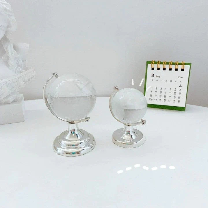 Crystal Transparent Miniature Glass Earth Globe from Odditygadget at $19.97