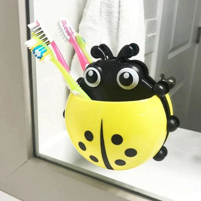 Ladybug Toothbrush Holder With Suction Cups from Odditygadget at $18.97